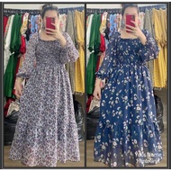 READY STOCK DRESS💃FLORAL DRESS LABUH FESYEN TRENDY VIETNAM DRESS BORONG CAN