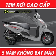 [FreeShip] Tem rời Lead 2023 2024 đời mới xe xám - mẫu chỉ đỏ đơn giản - dễ dán