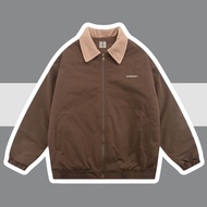Work Jacket Canvas Corduroy Collar Work Jacket Men Corduroy Jacket