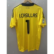 11-12 Real Madrid Goalkeeper I.CASILLAS High Quality Personalized Retro Football Jersey