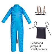 Avatar 2 The Way of Water ทางของเครื่องแต่งกายคอสเพลย์น้ำเป็นของขวัญเด็กเล็กเด็กหญิงเด็กชายชุดจั๊มพ์