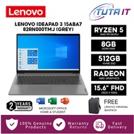 LENOVO IDEAPAD 3 15ABA7 LAPTOP 82RN000TMJ - GREY (RYZEN 5-5625U / AMD RADEON / 8GB RAM/ 512GB SSD)
