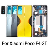 For Xiaomi POCO F4 GT 21121210G Battery Back cover + Middle Frame /LCD Front Frame + Lens Frame Came