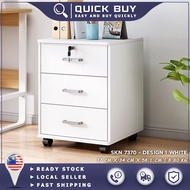 QB BG0037 Office Cabinet Office Mobile Pedestal File Cabinet with Wheels Drawers with Locks