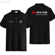 Mercedes-Benz Mercedes-Benz AMG Car 4S Store Summer Clothes polo Shirts Custom Printed logo Work Clo