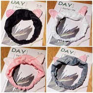 Cute cat fabric headband