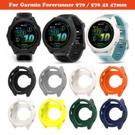Silicone Protective Case For Garmin Forerunner 970 570 47MM 42mm Cover Frame Bumper Replacement Shel