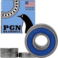 PGN 6000-2RS Sealed Ball Bearing - 10x26x8 - Lubricated - Chrome Steel (4 PCS)