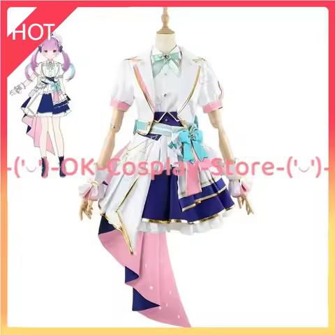 [Custom Made] Minato Aqua Hoshimachi Suisei Nakiri Ayame Cosplay Costume 4th Anniversary Dancing Dre