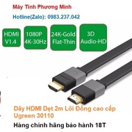 Ugreen 30110 Flat HDMI Cable 2m High Quality Copper Core Supports 3D - Genuine