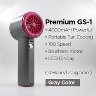 GS1 Turbo Hand Fan β Turbo MotorBattery 4 Hours Mini Fan With Strong Wind Cooler in summer