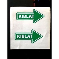 STICKER KIBLAT,STICKER SOLAT,STICKER SURAU,STICKER CUTTING