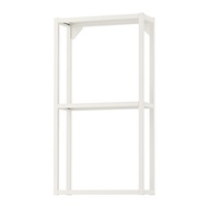 ENHET 壁櫃框附層板, 白色, 40x15x75 公分