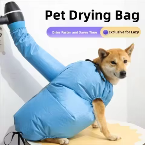 Rapid Drying Hair Dryer Compatible Pet Dryer Bag for Dogs Cats Bathing Grooming Hot Selling In Deman