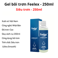 Gel bôi trơn quan hệ Feelex Lubricant Ultra Smooth siêu trơn chai 250ml