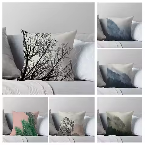 House Decorative Home Pillowcase for sofa Cushion Cover Modern 45*45 Nordic 40*40cm 40x40cm 50x50 Li