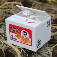 HALOWEEN PARTY Children Coin Bank Skeleton Coin Bank Prank Coin Bank Birthday Party Gift Coin Bank T