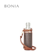 Bonia Brown La Luna Monogram Water Bottle &amp; Holder