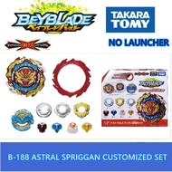 TOMY BEYBLADE BURST B-188 ASTRAL SPRIGGAN CUSTOMIZED SET