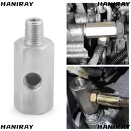 HANIRAY Oil Pressure Sensor Connector, Stainless Steel Side Holes 1/8NPT 1/4NPT 1/8 BSPT Feed Line G