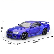 โมเดลโจม NISSAN SKYLINE GTR R34 เปิดได้หลายส่วน มีเสียง มีไฟ