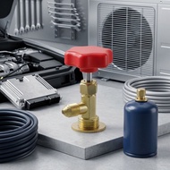 【8】for Premium Brass Can Tap Valve for R22 R134a R410A - Leak-Proof & Easy