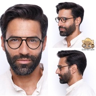 Aviator glasses frame for men, women, bluechromic DR014 3076