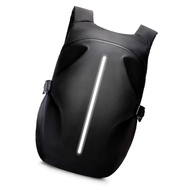 xidaduo-SG doorslay Motorcycle Helmet Backpack 45L Large Capacity Rainproof Nylon for Men with Refle
