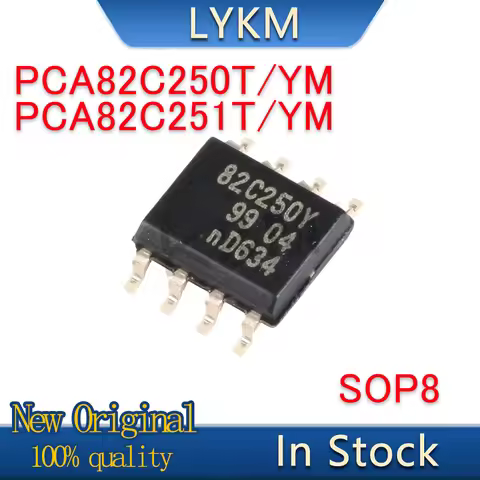 (5piece) New PCA82C250T/YM PCA82C250T A82C250 82C250Y PCA82C251T/YM PCA82C251T A82C251 82C251Y SOP8