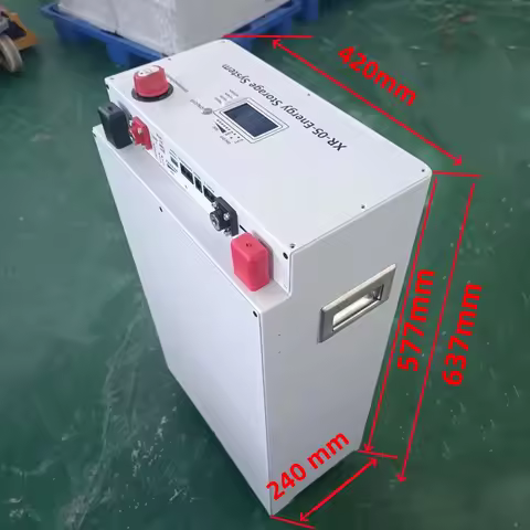 XR05-48V230AH Power Box LiFePO4 Battery Case Solar Home Energy Storage 16S 51.2V DIY Kit For JBD BMS