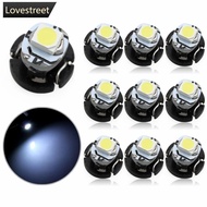 【L.O.V.E】 10Pcs T3 1 SMD LED Car Bulbs Neo Wedge Climate Gauges Dashboard Control Lights I1O5