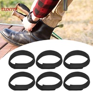 [tishita] 6 Elastic Leg Straps, Boot Ties, Practical Boot Straps, Ankle Straps for Cycling, Backpack