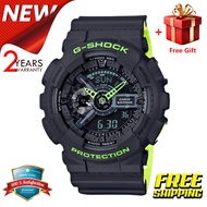 [FREE GIFT] Jam Tangan Pria GSHOCK GA110 Full Set Paperbag Water Resistant ga-110ln-8a