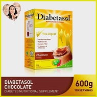 ✔ ♠ ℗ Diabetasol Milk Supplement for Diabetes-Chocolate Flavor 600g/180g