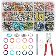Set 300 Tools Five-Claw Clothes Supply Hollow Snap Buckle Cross-Border Claw Buckle 9.5MM Baby Color 