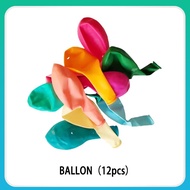 Balloon 12pcs per pack（Air powered car toy matching）