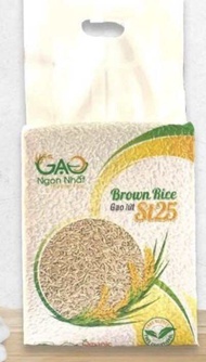 Gạo Lứt ST25 Hữu Cơ Xuất Khẩu - Bịch (2kg)