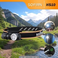 【In stock】Sofirn HS10 USB C Rechargeable Mini 16340 Headlamp, 1100lm LH351D 90CRI Angle Flashlight T