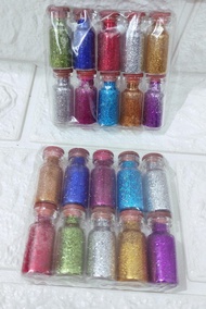 MAINAN ANAK GLITER WARNA WARNI/MAINAN ANAK GLITER BUBUK BOTOL ISI 3PCS&6PCS