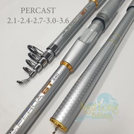 Percast shortened fishing rods of all sizes 2m1 to 3m6 CM-2, quality products exactly like the pictu
