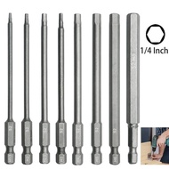 Pneumatic Extended Hex Bit Electric Drill Bit H1.5-H12 Magnetic Hex Bit Hex Drill Bit Air Drill Bit