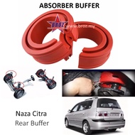 Broz Naza Citra OEM Rear C-Type Car Shock Absorber Buffer /Spring Bumper/ Power Cushion Buffer (Red)