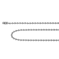 555jewelry สายสร้อยคอแฟชั่น สแตนเลสสตีล แท้ ลายโซ่ ไข่ปลา กลม สำหรับ ชาย และ หญิง รุ่น ARZ-GSC-002