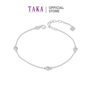 TAKA Jewellery Crystals & 925 Silver Bracelet