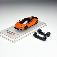 CM 1/64 Mclaren 765LT Orange Static Alloy Diecast Car Model Toy Birthday Gift