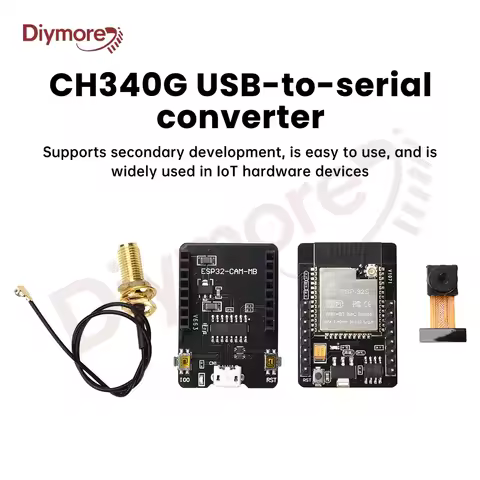 ESP32-CAM-MB WIFI BT Development Board OV3660 Camera Module USB to Serial CH340 Micro USB Type-C ESP