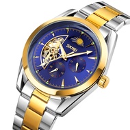 SKMEI 9237 Flywheel Sun Phase Business Automatic Mechanical Watch Waterproof Watch Jam Tangan Lelaki Original