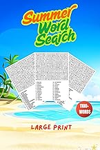 Summer Word Search 1100+ Words: Relaxing Word Find Puzzles for Adults and Seniors, Large Print Activ