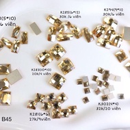 "B45 - Super Bright, Super Beautiful 89% Australian Stone for Nails" YOU WILL HAVE A SET OF REAL, SH