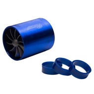 Twin-turbo, 64mm diameter, 75mm high intake energy-saving dual-fan car booster